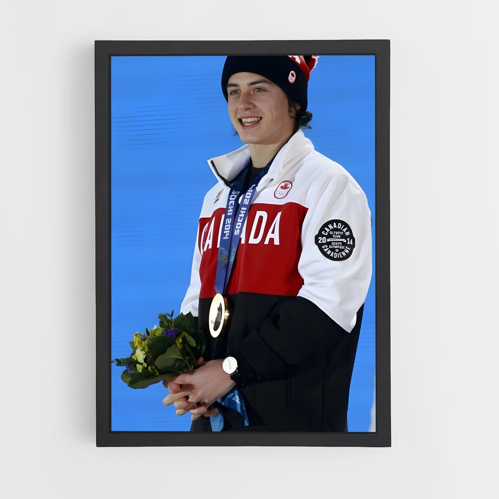 Poster L'Or du Canada – affiche Jeux Olympiques (vue 2)